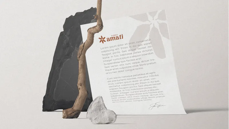 Papel timbrado da Clínica Amati