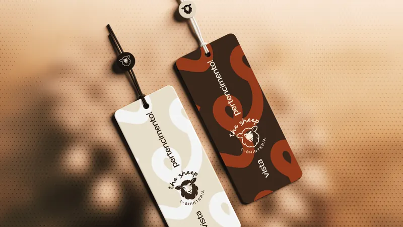Tags de roupa da The Sheep